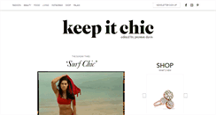 Desktop Screenshot of keepitchic.com